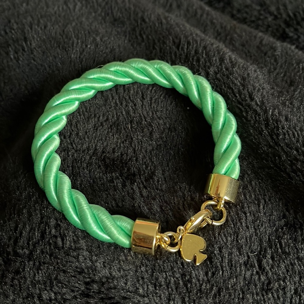 Kate Spade Green and Gold Bracelet